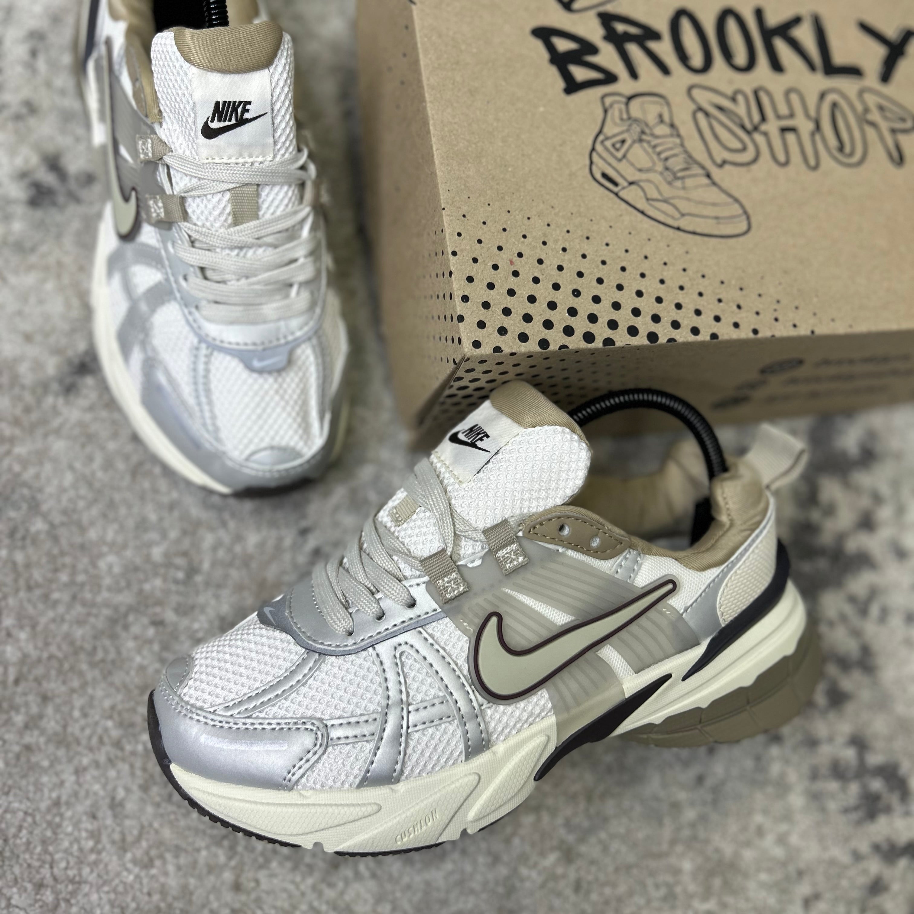 NIKE V2K BEIGE - (AAA)